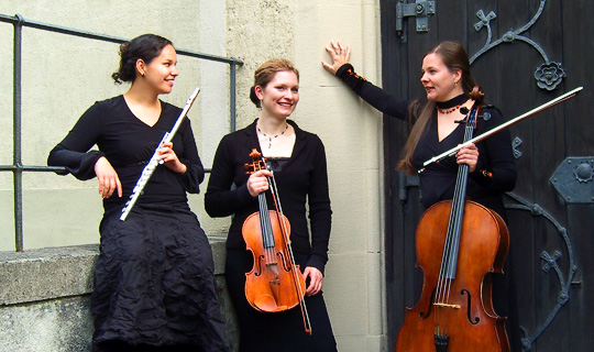 Trio Carisma, Isabel Warm, Henriette Mittag und Margret Vetter